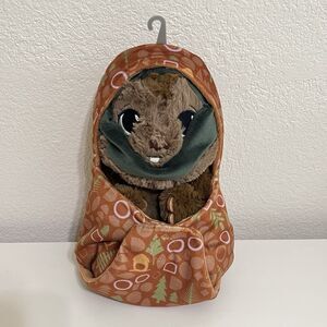 Disney Parks Star Wars Baby Ewok in Blanket Pouch Plush